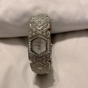Silver bracelet watch